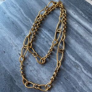 Kendra Scott vintage gold statement chain